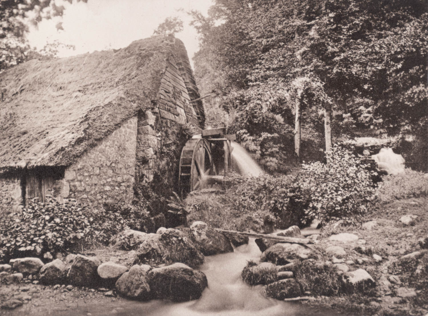 Francis Bedford_Holy Street Mill, Chagford, Devon, c. 1855-1865