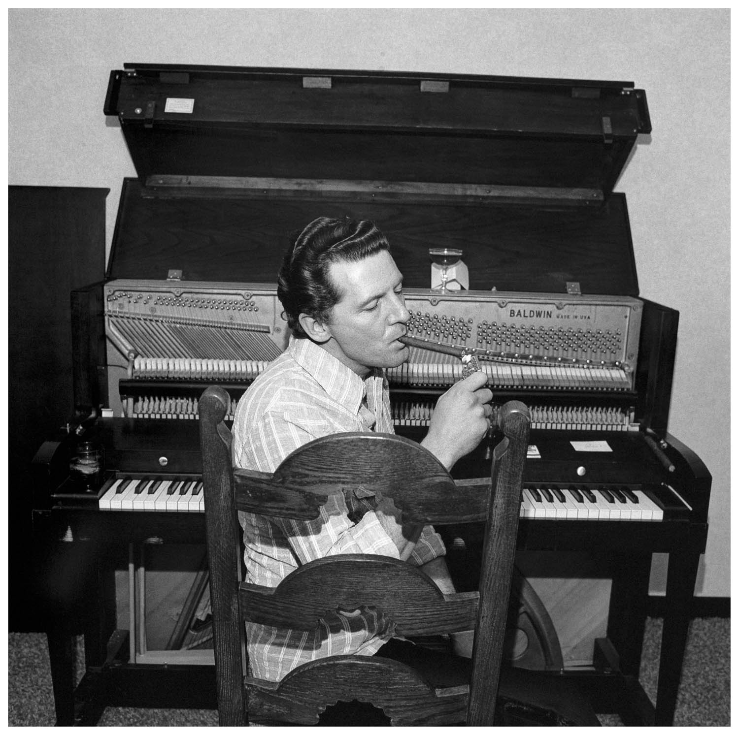 Henry Horenstein_Jerry Lee Lewis, Ramada Inn, Boston, Ma, 1975 from the series _Honky Tonk_ Portraits of Country Music_