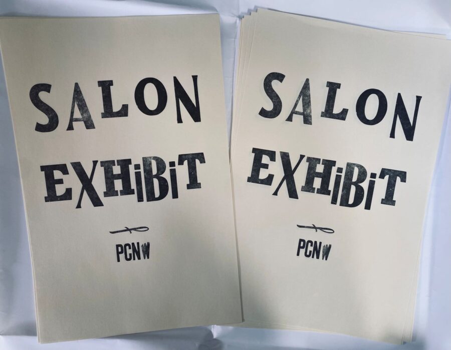 Salon Exhibit signs