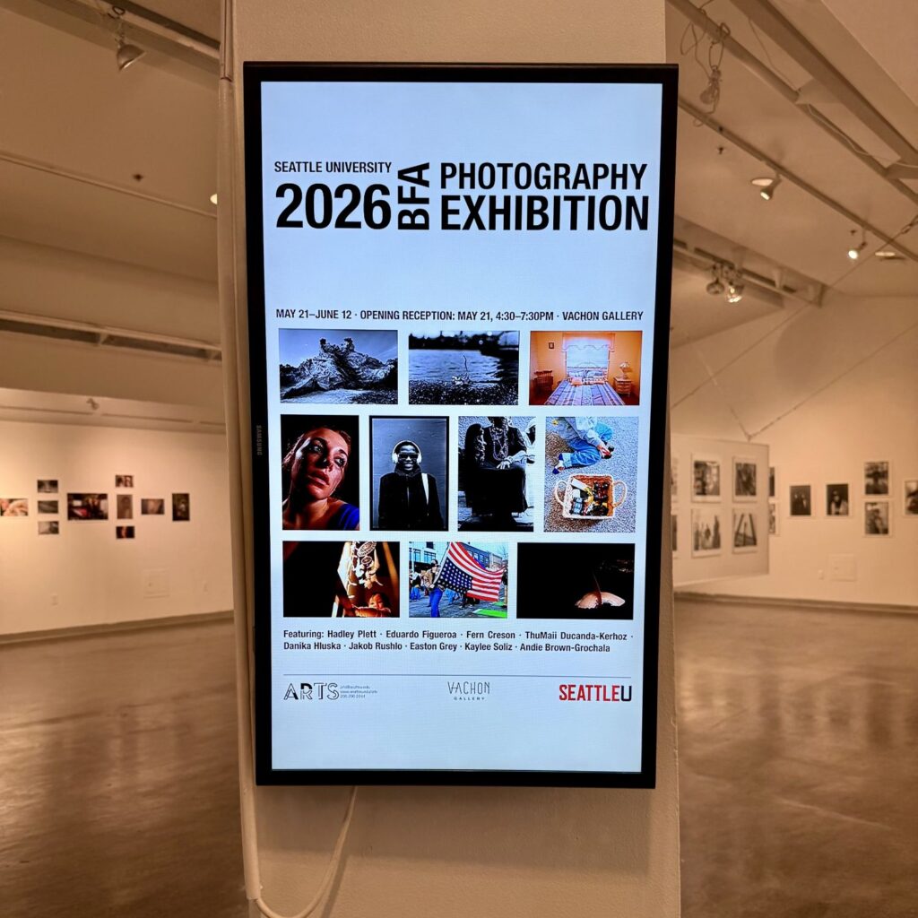 Image Credit: Gwen Emminger, 2026 SU BFA Exhibition Installation