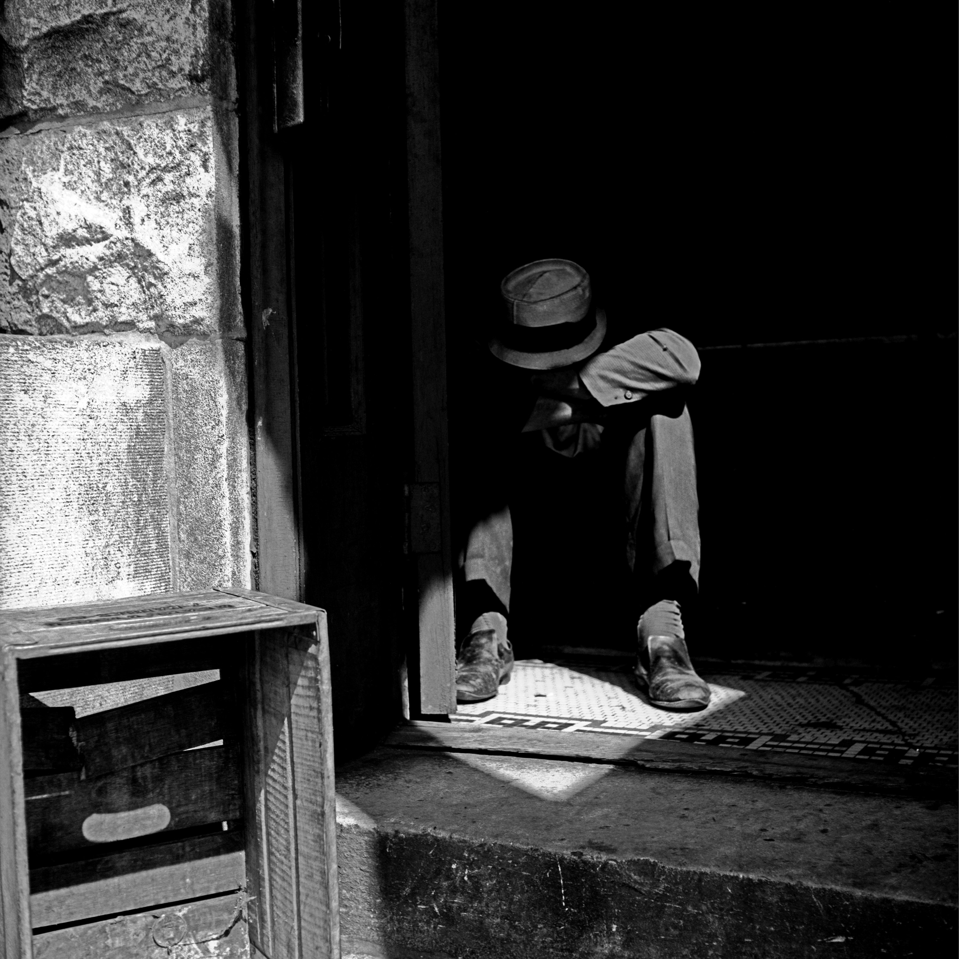 Vivian Maier, Maxwell St., Chicago (Man in Doorway), 1967 ...